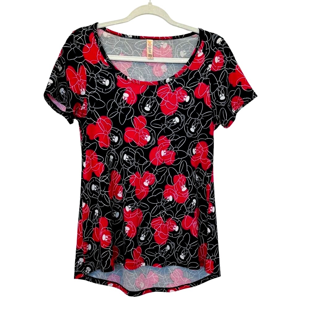 LulaRoe Disney Minnie‎ Mouse Themed Classic T-Shirt